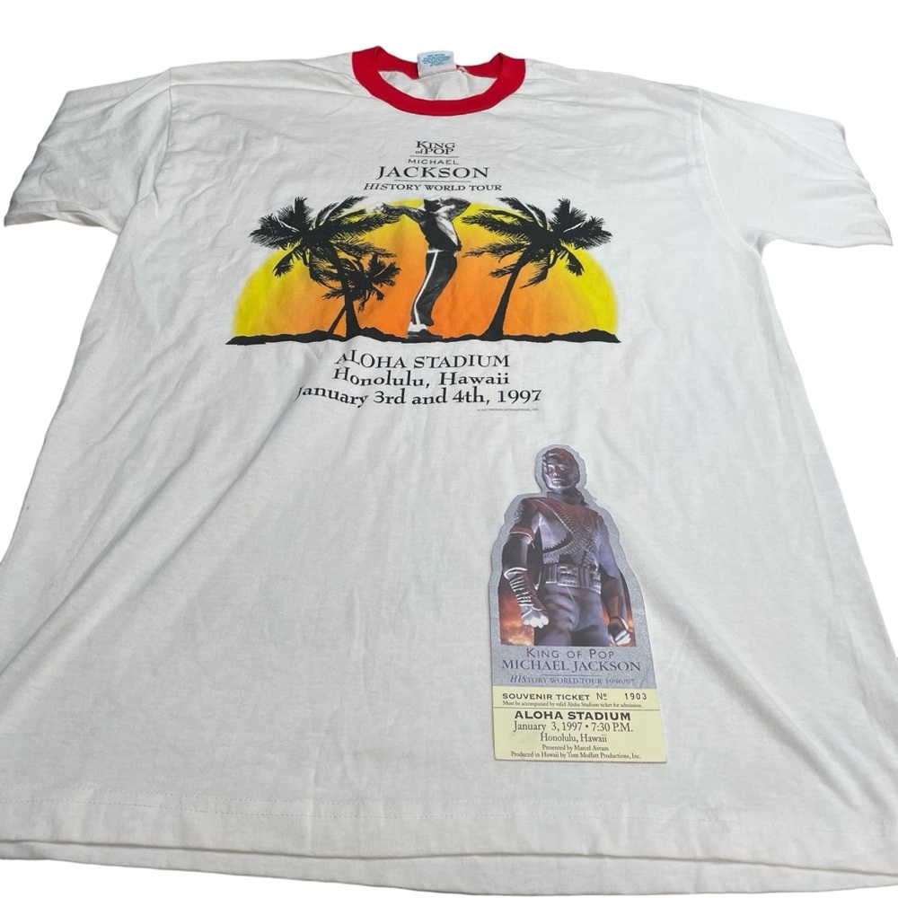 1997 Vintage Michael Jackson concert T-shirt Sz L